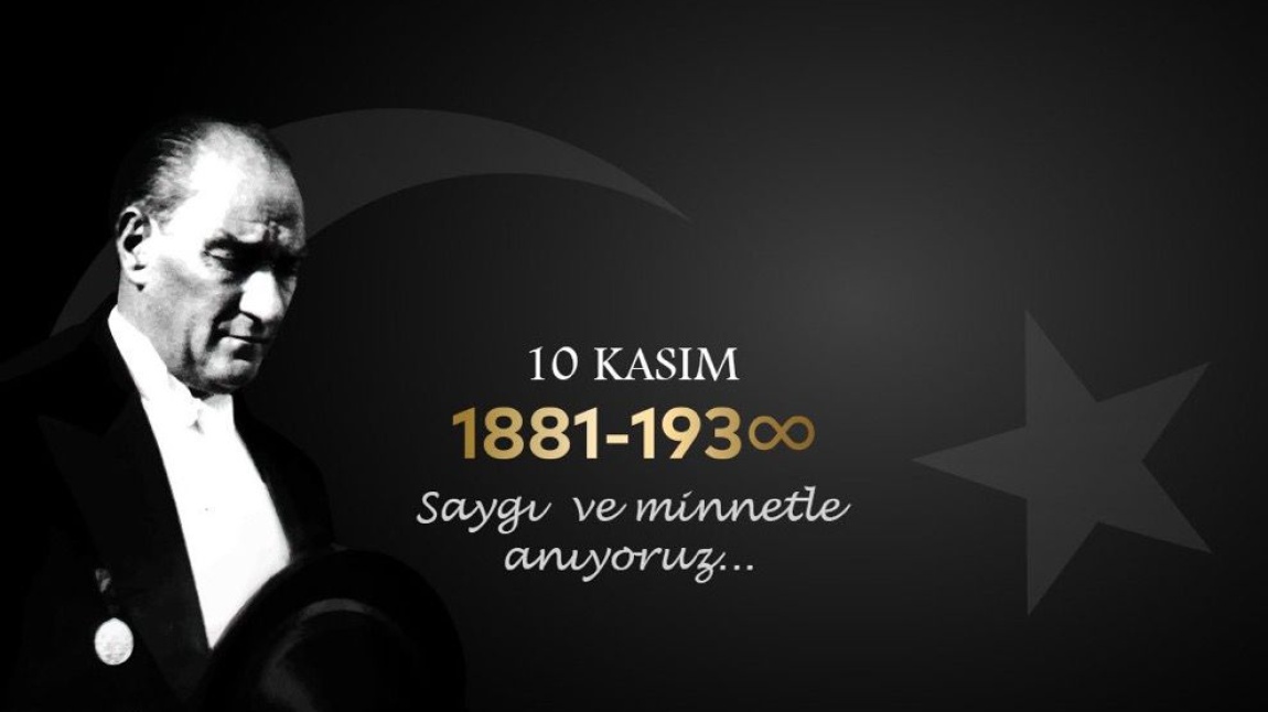 Gazi Mustafa Kemal Atatürk'ü , sonsuzluğa uğurlanışının 86'ıncı yıl dönümünde Okulumuzda gerçekleşen törenle andık.